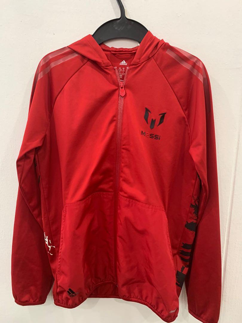 Adidas Messi red jacket (youth), Sports 