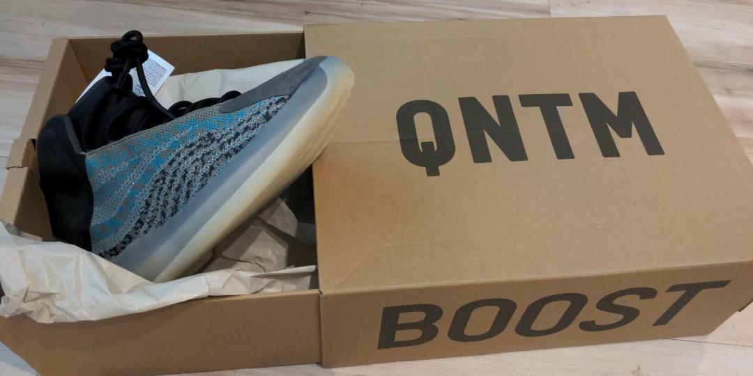 Adidas Yeezy QNTM quantum teal blue US 11/UK 10, Men's Fashion