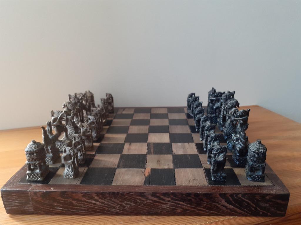 wooden chess
