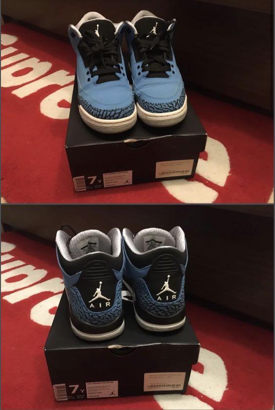 air jordan 3 retro powder blue