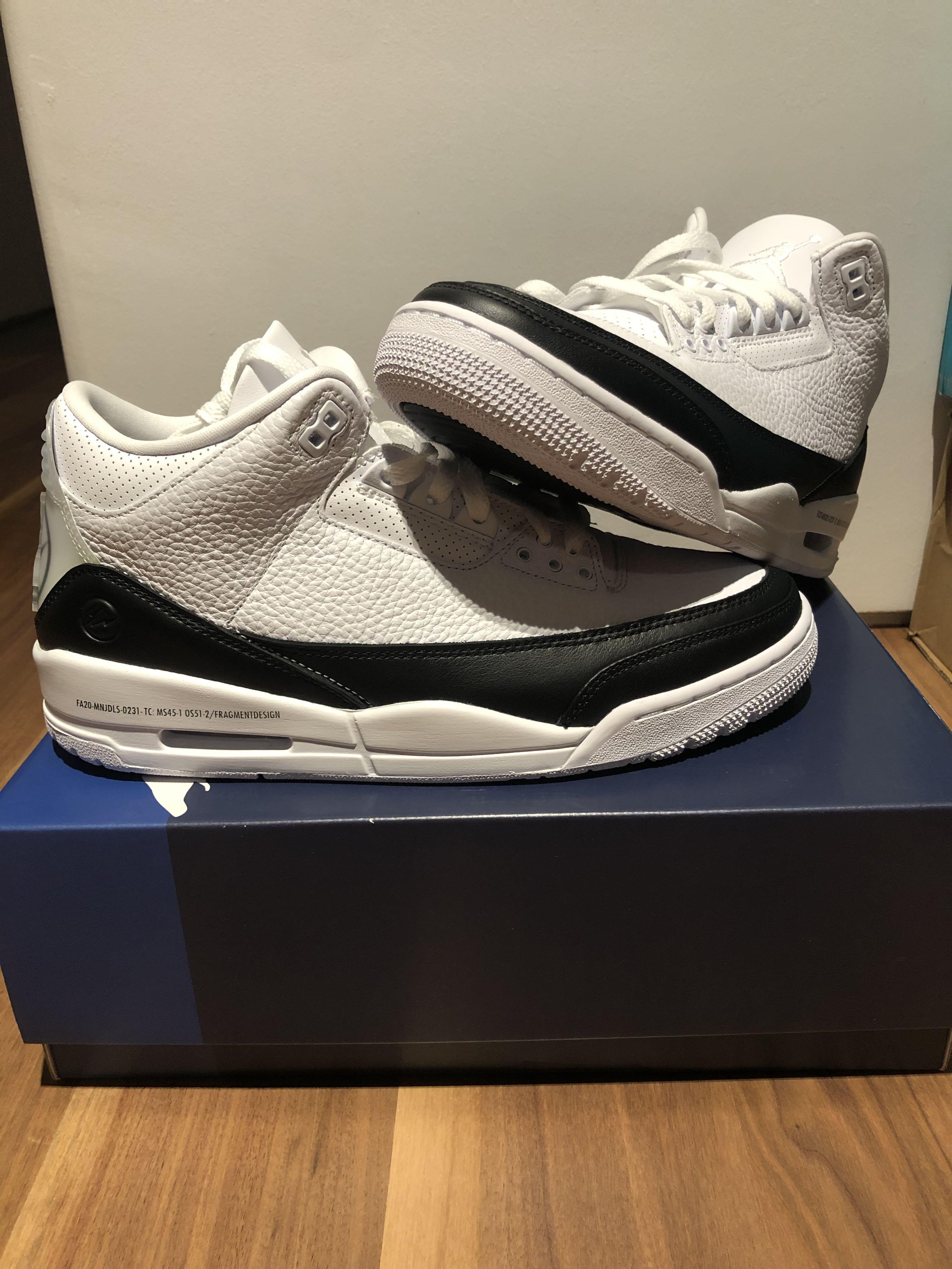 Air Jordan 3 x Fragment Design, Men's Fashion, Footwear, Sneakers 