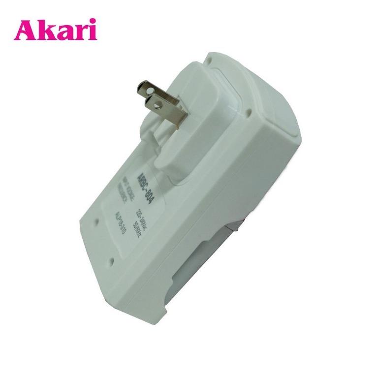 AKARI Battery Charger (ARBC-804) (Category: Chargers) located in Las Pinas. Submitted by dyoza2008 (Listing ID 1043816481, Image 2). Description: SRP- 999.75 Automatic Charger with 4x 2800mAh Battery 220-240Vac 50/60Hz up to 1000 Cycles Can Charge 2pcs AA AND 2pcs AA Charging Time: 10hrs Color: White.
