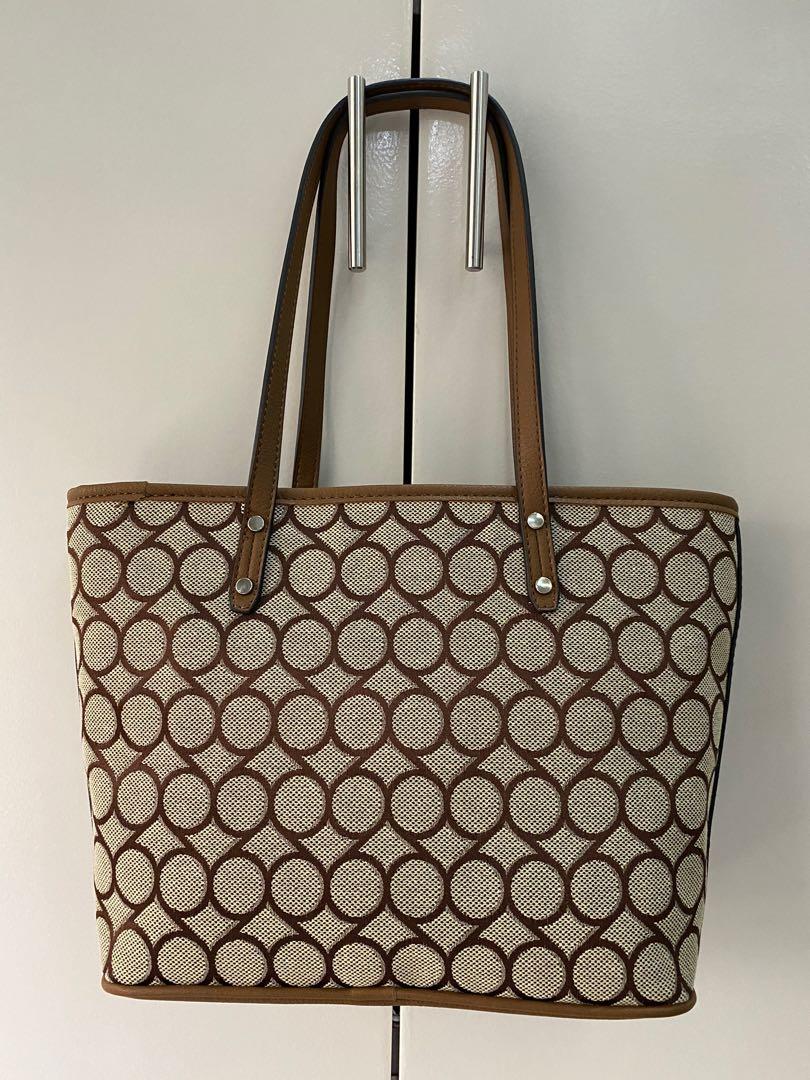 AUTHENTIC Nine West Society Girl Shopper Tote Bag w Wristlet Pouch Wallet BRAND NEW