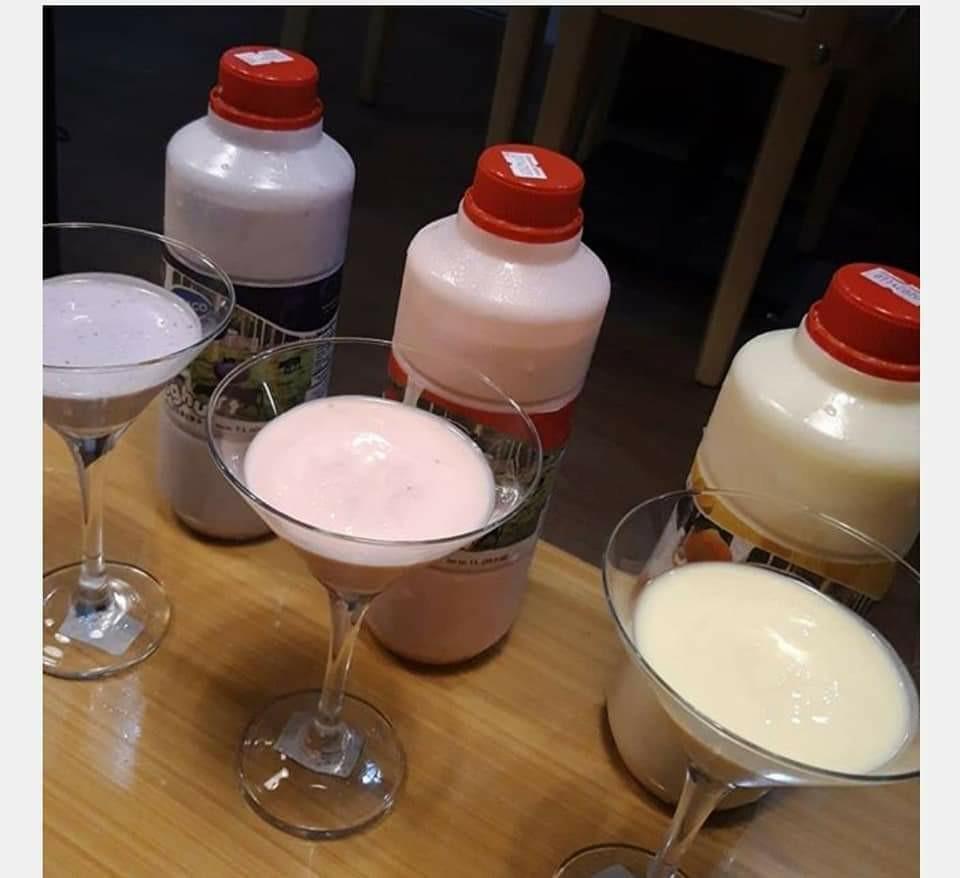 BADACO PRODUCTS Milk and Yoghurts (Category: Health Food, Drinks & Tonics) located in Navotas City. Submitted by mitchgarry (Listing ID 1043720688, Image 2). Description: Milk - 170 Milk Chocolate- 180 Yoghurt- 250 (Strawberry, Blueberry, Raspberry, Mango, Plain).