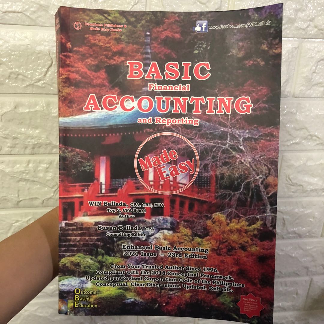 Brandnew basic accounting book by Win Ballada, Hobbies & Toys, Books
