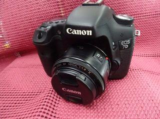 Canon 7D with 50mm f1.8 Prime Portrait Lens