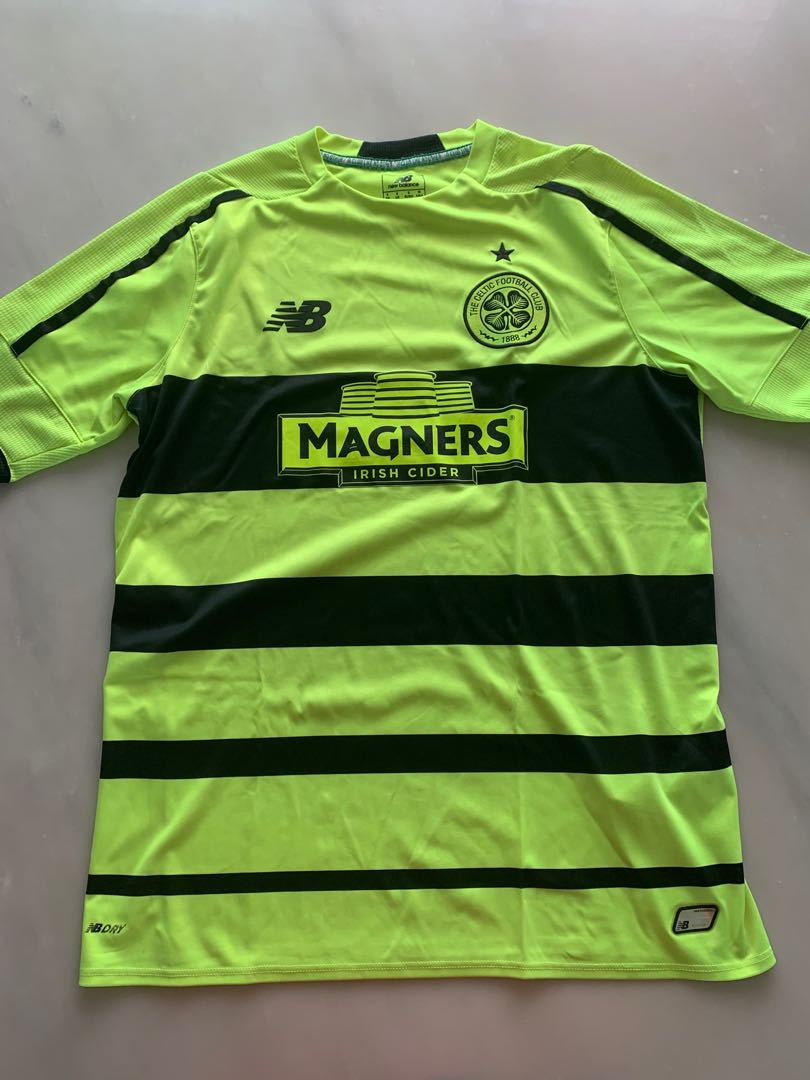 celtics yellow and green jersey