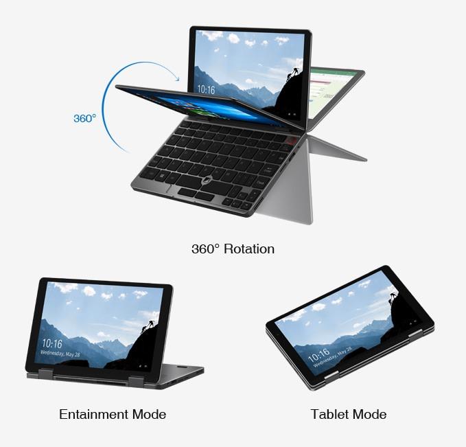 Chuwi Minibook 8 inch 360 Yoga Laptop Ultrabook Intel M3-8100Y 16GB RAM  512GB Storage Windows 10 Backlit Keyboard