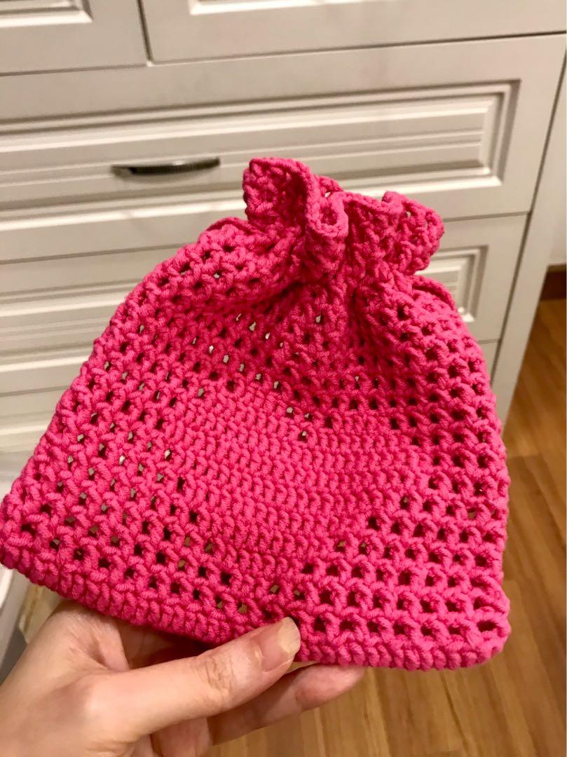 Crochet hot sale net pouch