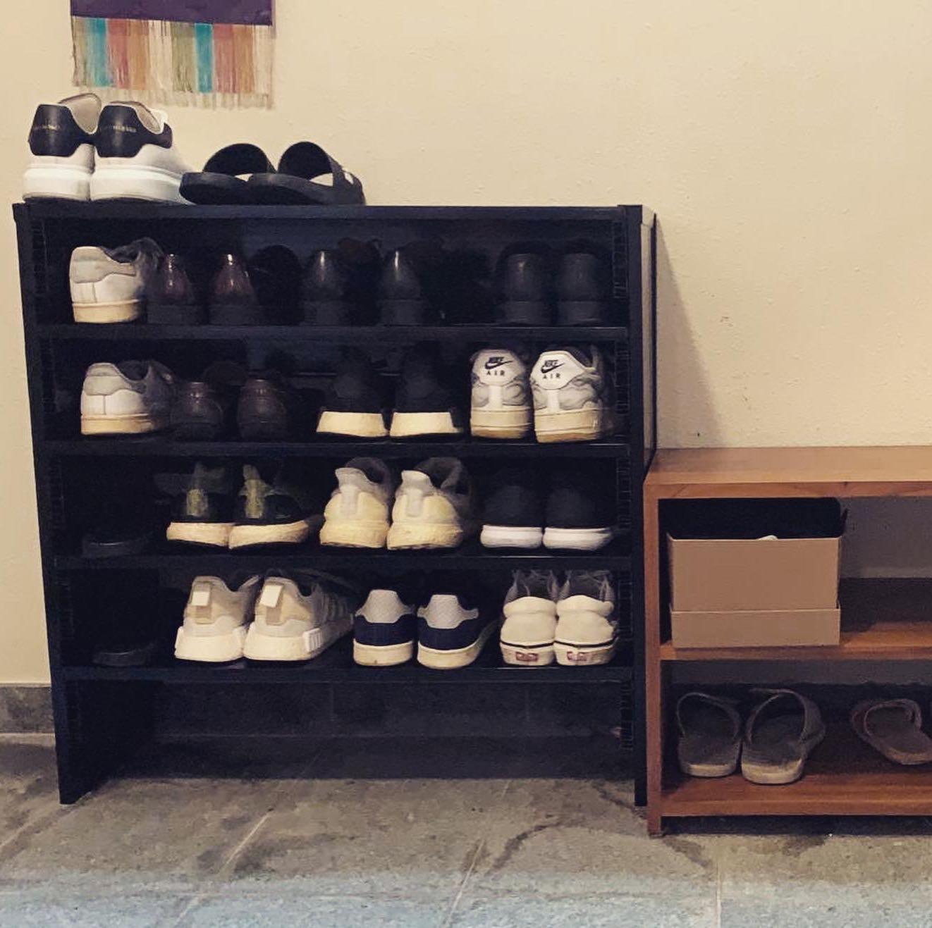 Customisable shoe rack/ adjustable shoe rack, Furniture & Home Living ...