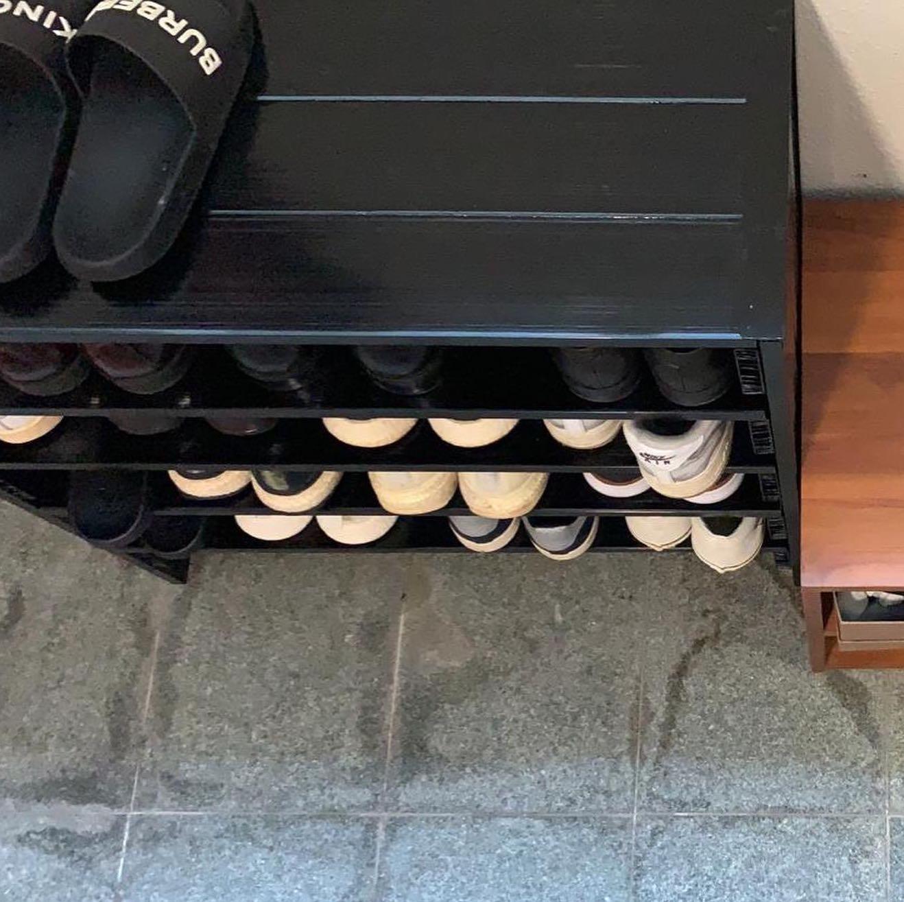 Customisable shoe rack/ adjustable shoe rack, Furniture & Home Living ...