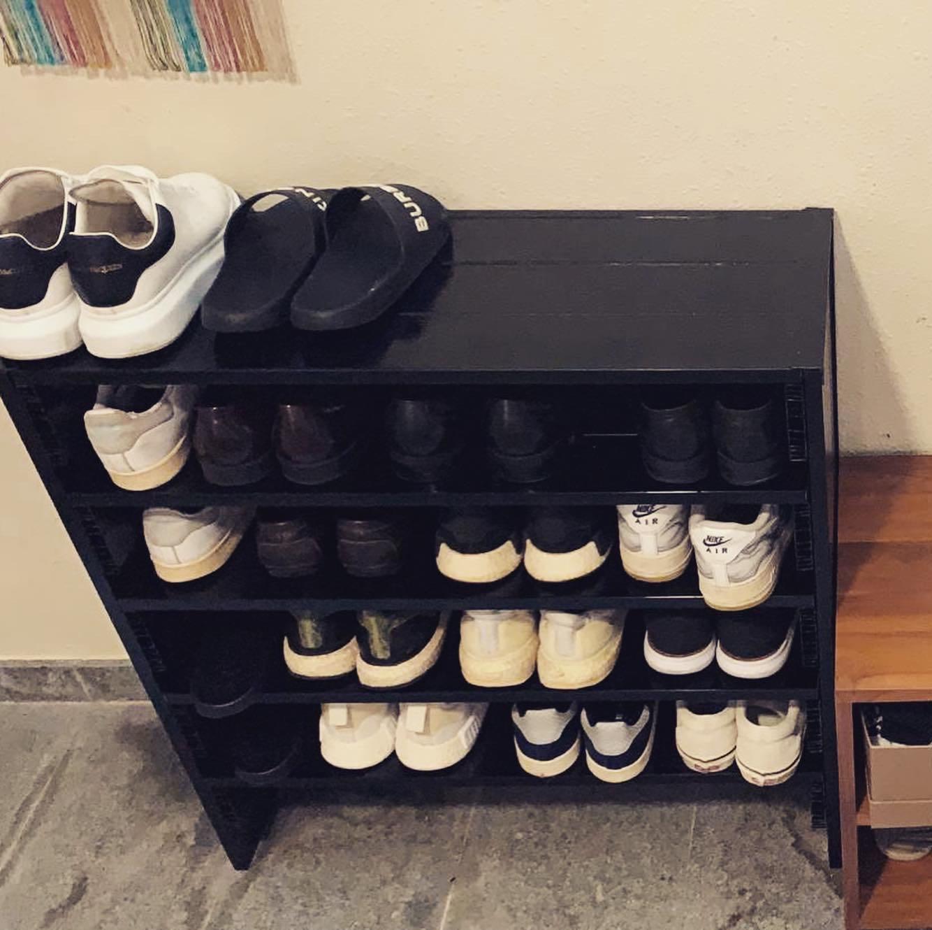 Customisable shoe rack/ adjustable shoe rack, Furniture & Home Living ...