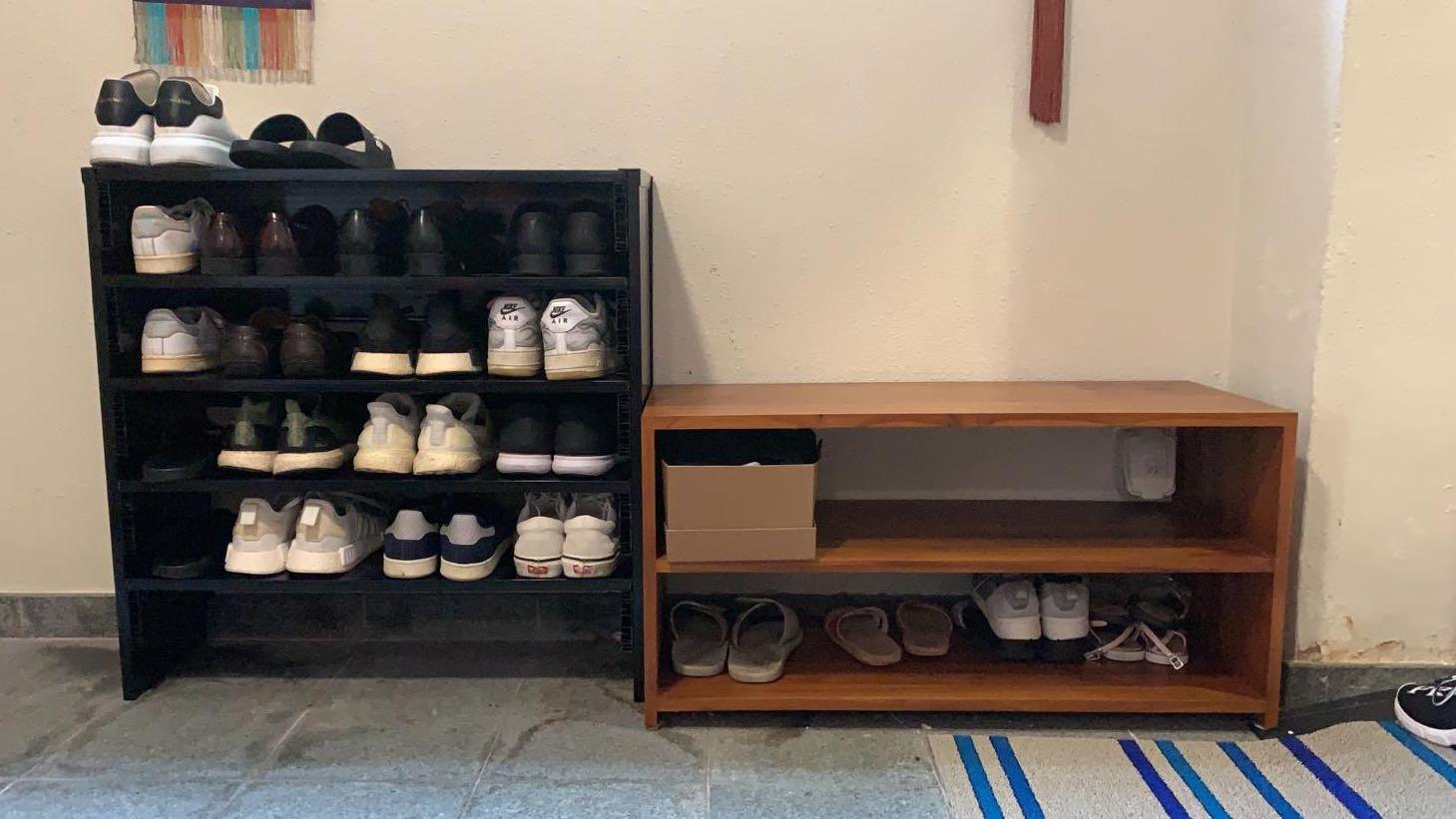 Customisable shoe rack/ adjustable shoe rack, Furniture & Home Living ...