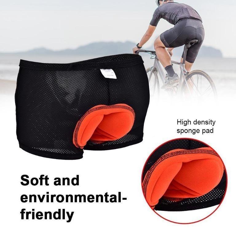 underwear under padded cycling shorts