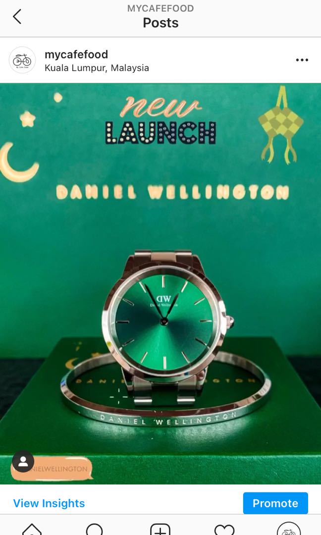 Daniel wellington iconic link green on sale