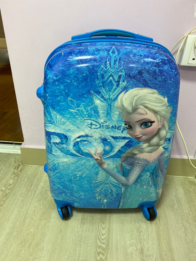Disney luggage (smooth wheels), Hobbies & Toys, Travel, Luggage on