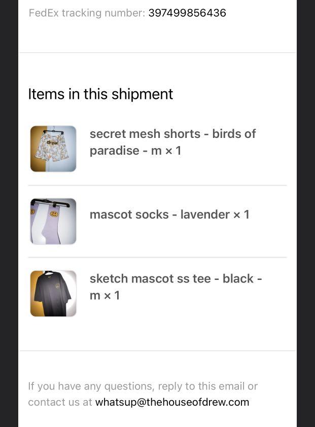 Drew House Sketch Mascot Ss Tee Men S Fashion Clothes Tops On Carousell 1,707 likes · 10 talking about this. drew house sketch mascot ss tee