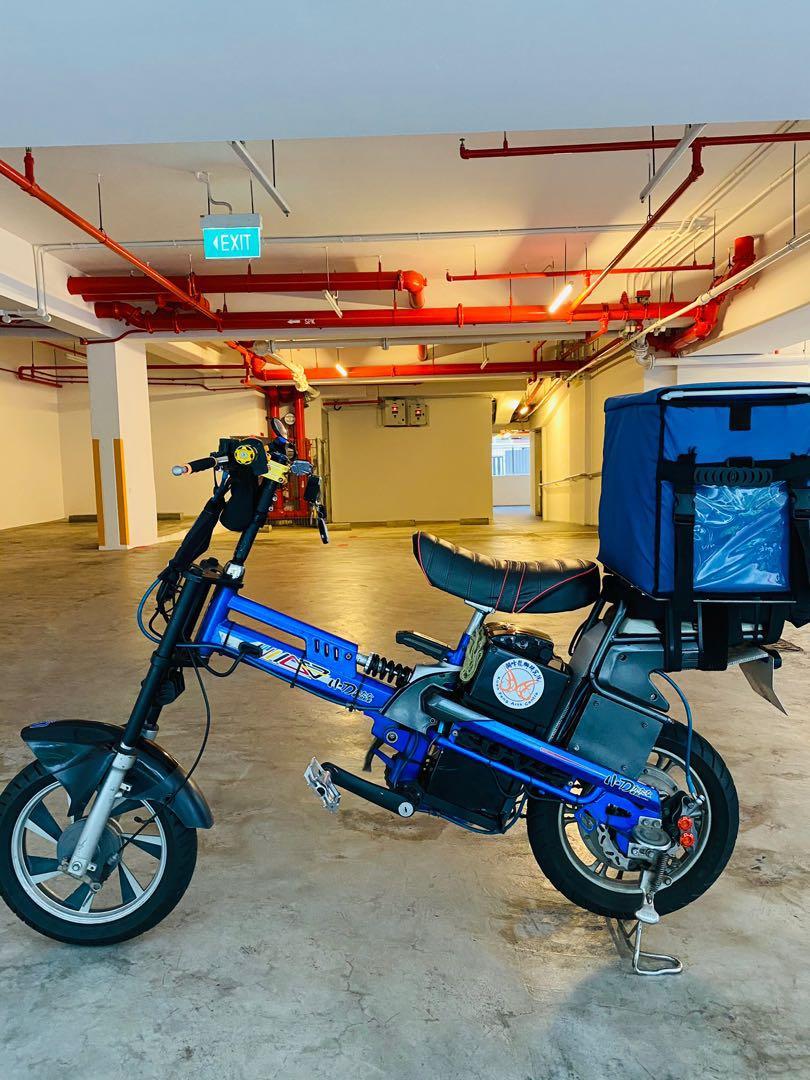 Blue online tag ebike