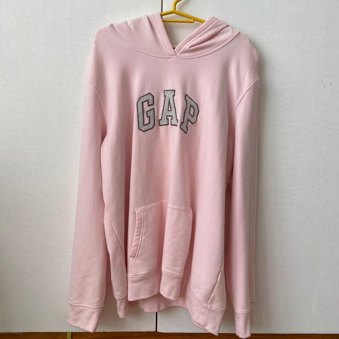 oversized light pink hoodie