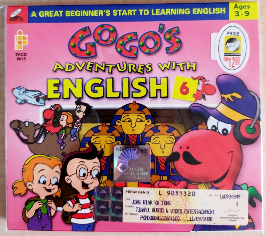 Gogo's Adventures With English Vol.6 VCD Age 3-9 A Great