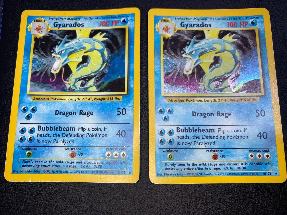 1995 gyarados pokemon card value Amazon.com: Pokemon - Gyarados - 6/102 - Holo Rare main image 0