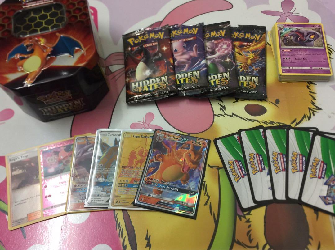 Hidden Fates Reprint Charizard Pokemon Tcg Toys Games Board Games Cards On Carousell