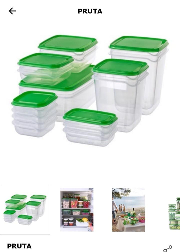 IKEA Food Storage Containers/ Boxes, Furniture & Home Living