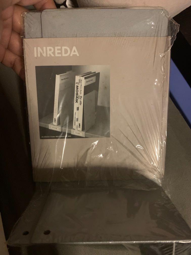 ikea inreda book end bookend stand, Free Items on Carousell