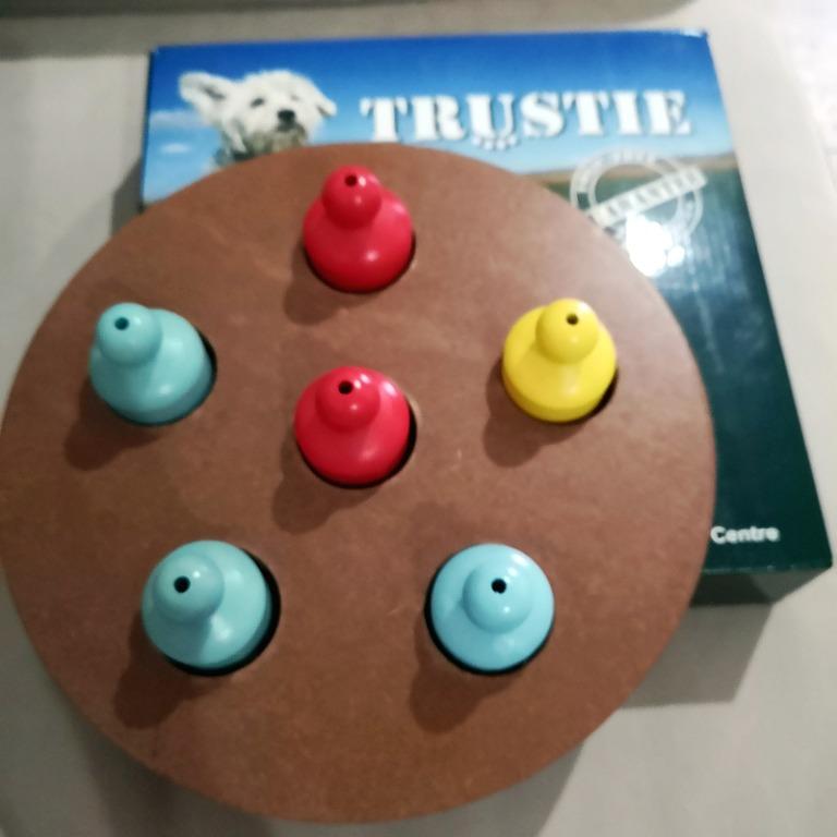Interactive Puzzle Iq Board Wood Toy For Dog Pet Cat With New Spool Pet Supplies For Dogs Dog Accessories On Carousell