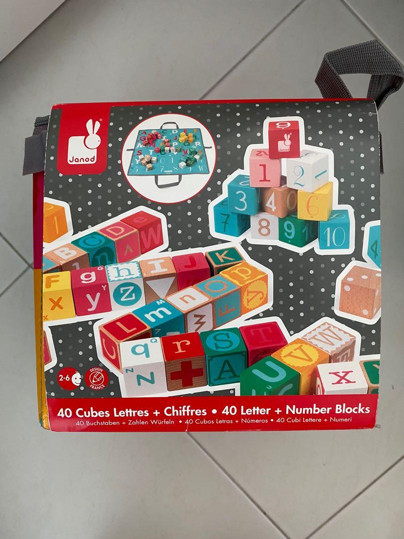 Jeu Kubix 40 Cubes Puzzle Lettres & Chiffres