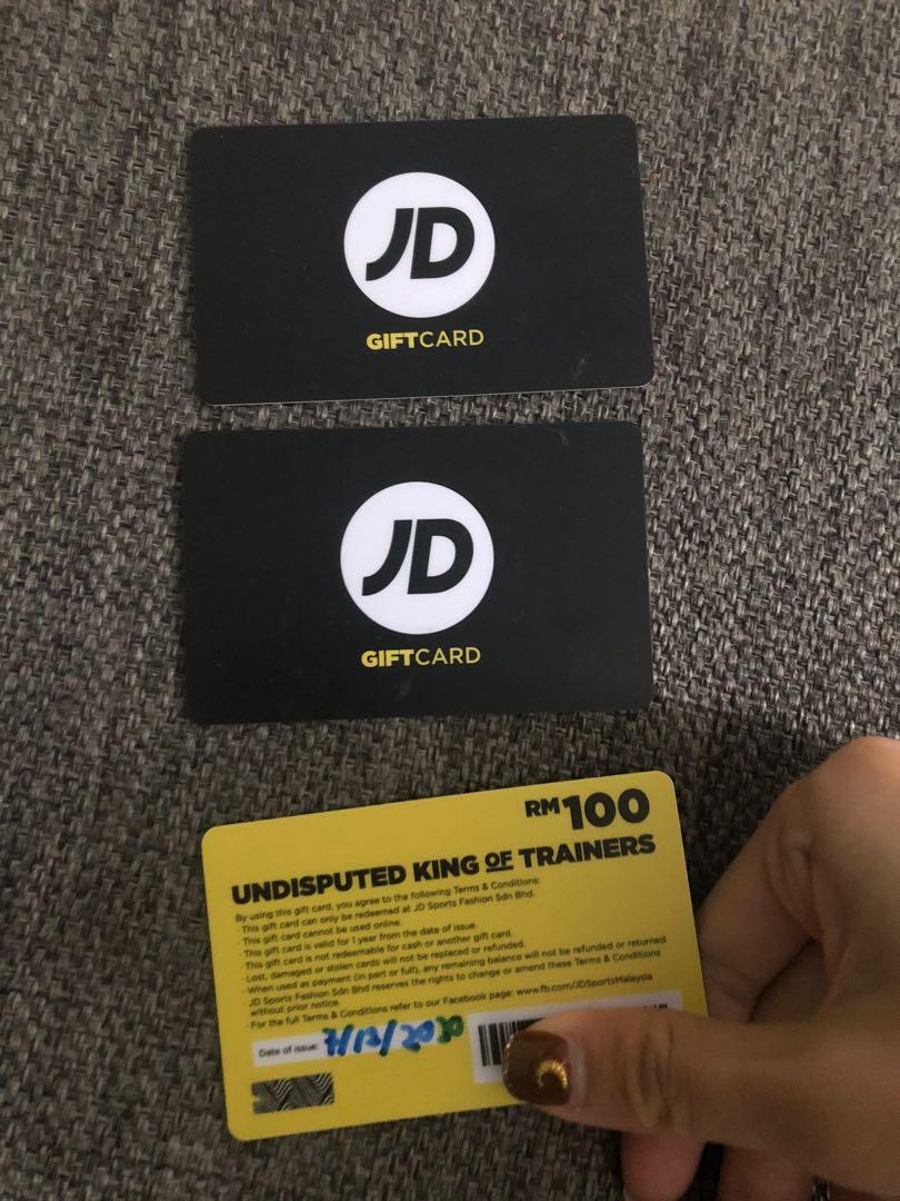 Jd Gift Card Cheaper Price Sports Athletic Sports Clothing On Carousell