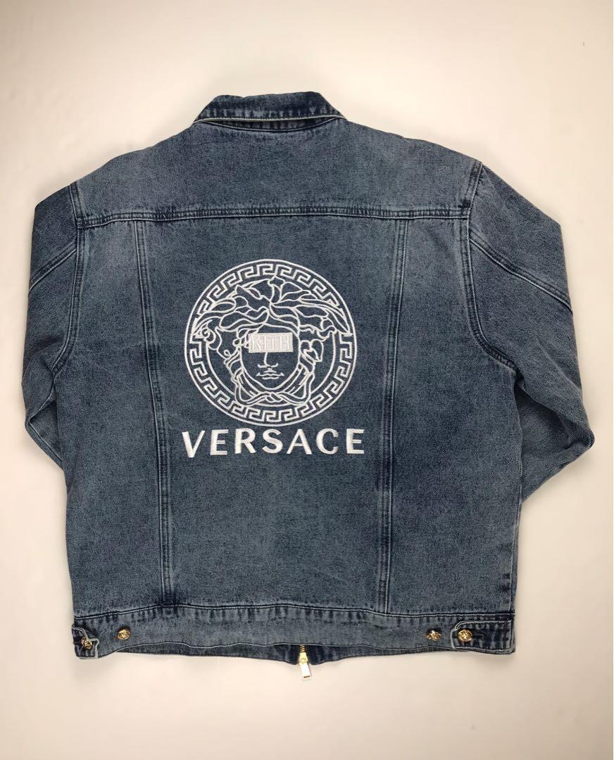 kith versace denim jacket