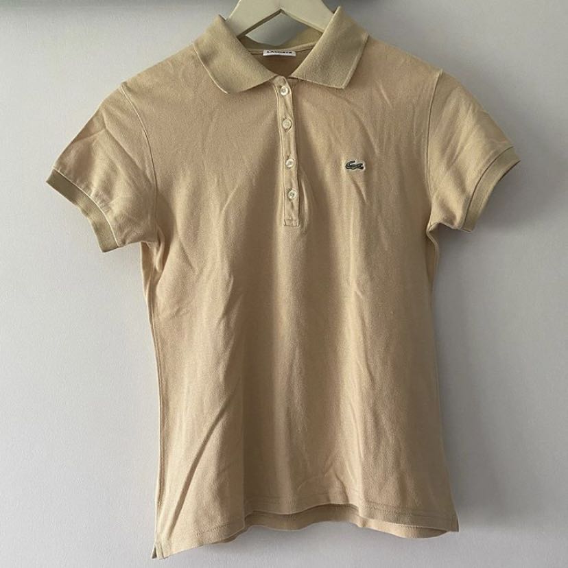 Lacoste Cream polo shirt