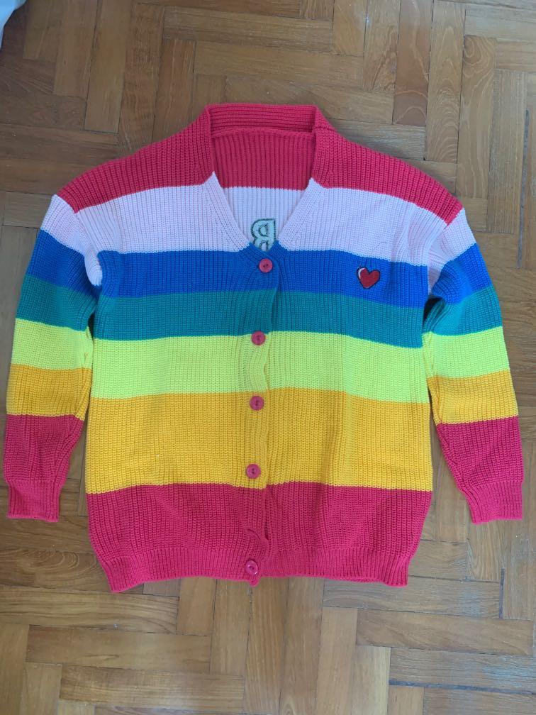 Rainbow on sale boring sweater