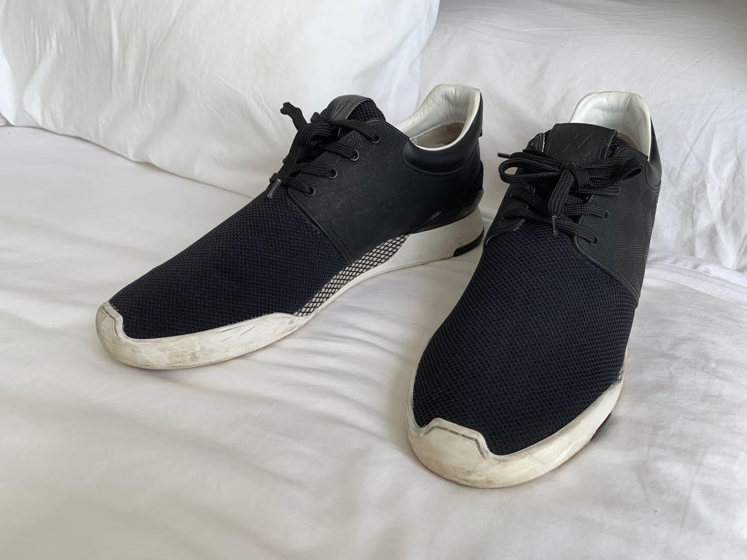 Mens black deals louis vuitton sneakers