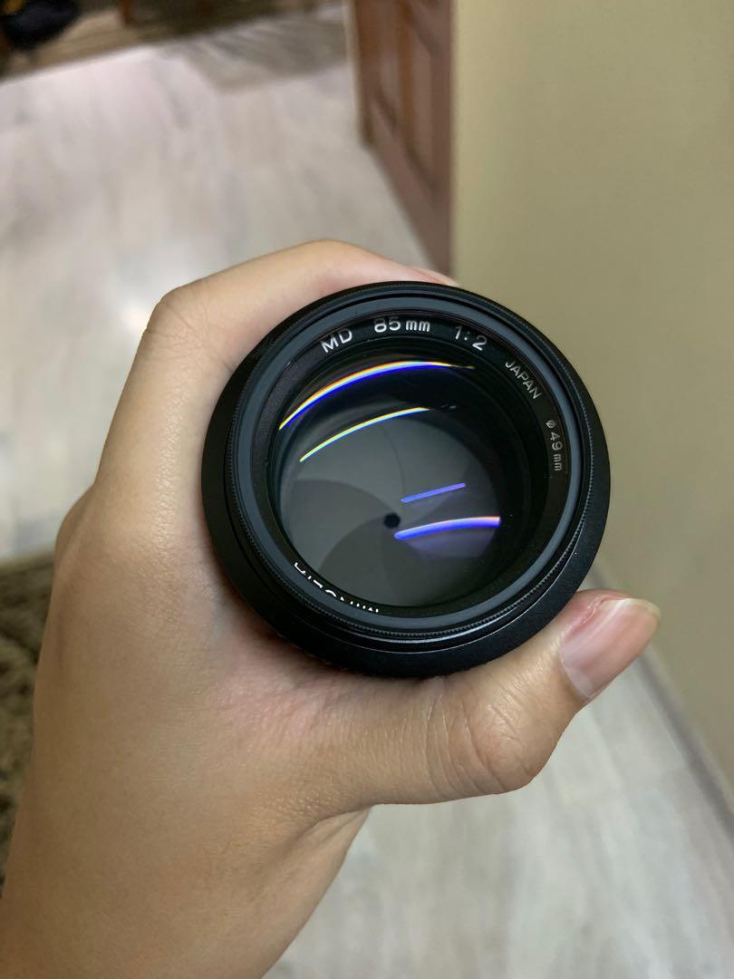 Minolta MD 85mm f2, Photography, Lens & Kits on Carousell
