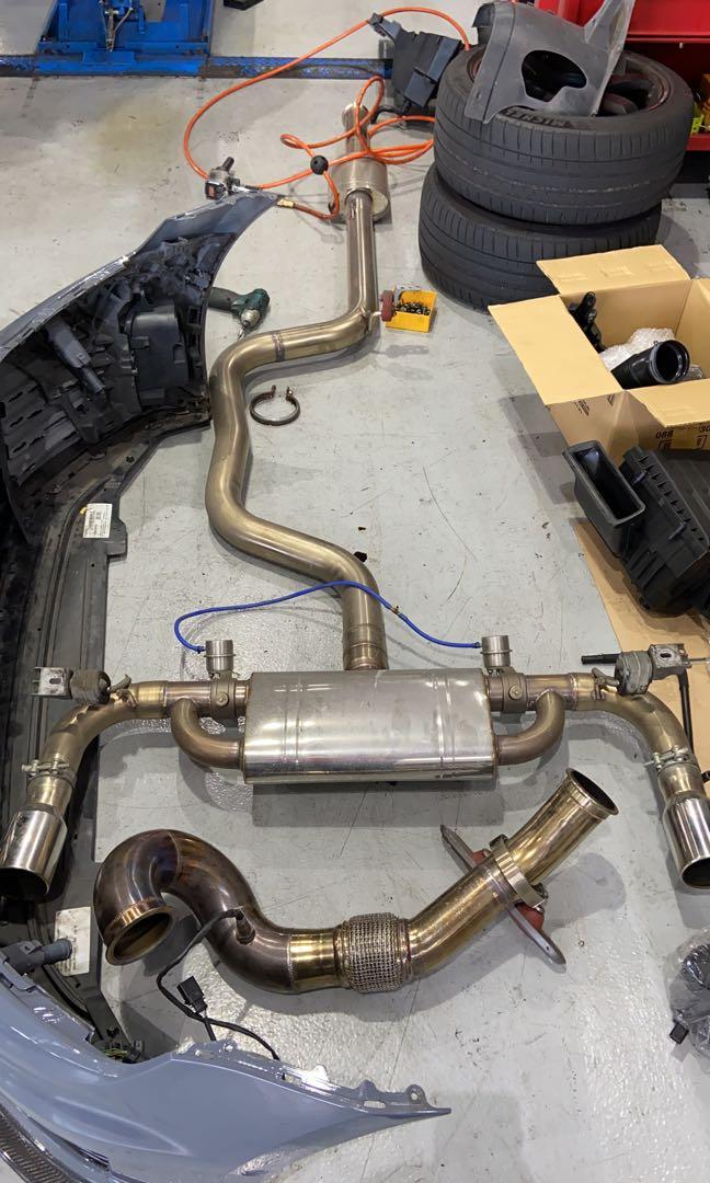 Mk7 gti custom sale exhaust