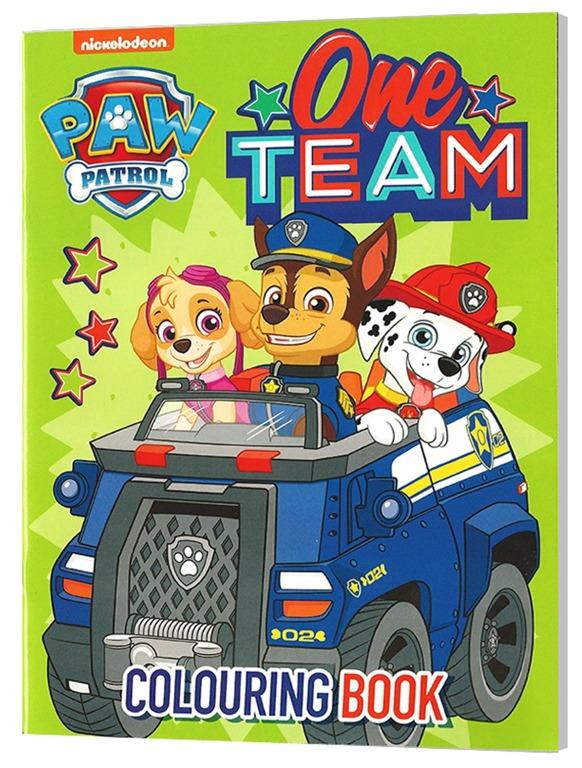 Nickelodeon Paw Patrol - One Team Colouring Book | Coloring ...