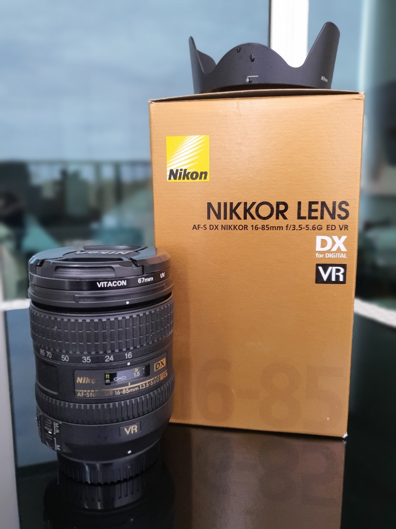 Nikon Af S Dx Nikkor 16 85mm F3 5 5 6g Ed Vr Photography Lenses On Carousell