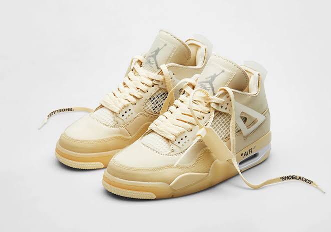 Off white shoes jordan 4 clearance
