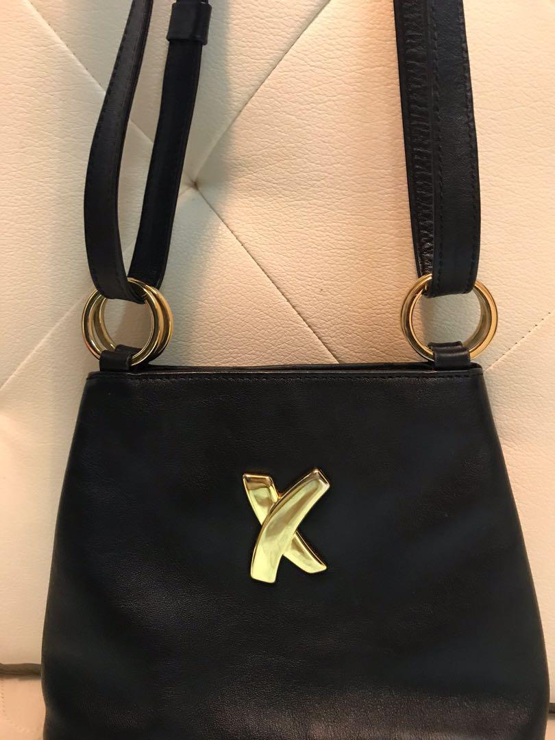 Paloma Picasso Two-Way Leather Bag (Category: Cross-body Bags) located in Orani. Submitted by gudstvff (Listing ID 1043881423, Image 2). Description: Vintage / Rare Find Can be worn like a sling / body bag or shoulder bag 100% Authentic Message me for more details & inquiries.
