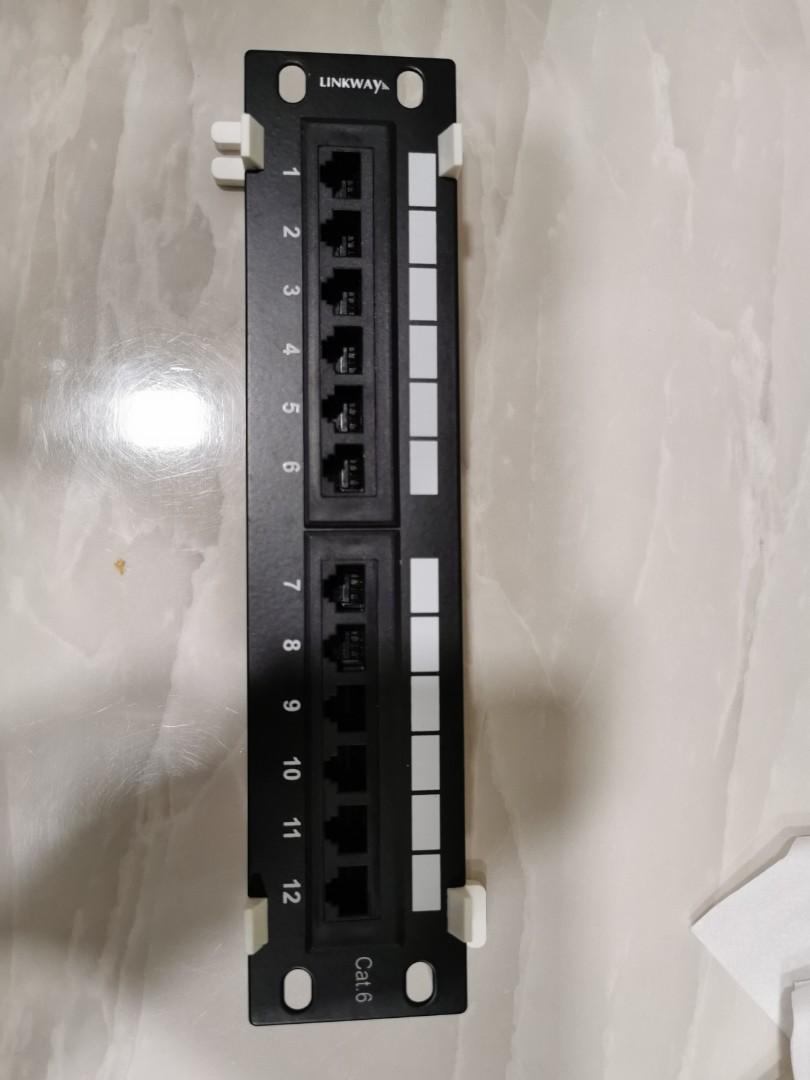 Patch panel for cat6 (Category: Networking) located in Singapore. Submitted by falcon5 (Listing ID 1043809847, Image 1). Description: Bought extra. No use for it..