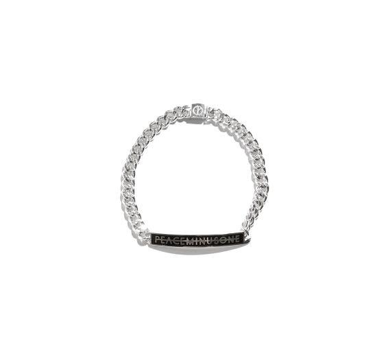 【Peaceminusone】 Logo Bracelet #1 Black 피스마이너스원 로고 브레이슬릿 #1 블랙 | Peaceminusone | KREAM