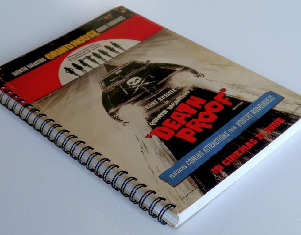 Quentin Tarantino's Death Proof & Planet Terror Notebook for Movie Souvenir  / Collection, Hobbies & Toys, Memorabilia & Collectibles, Vintage  Collectibles on Carousell