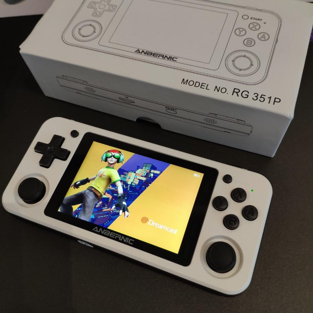 RG351P (White), Video Gaming, Video Game Consoles, PlayStation on 
