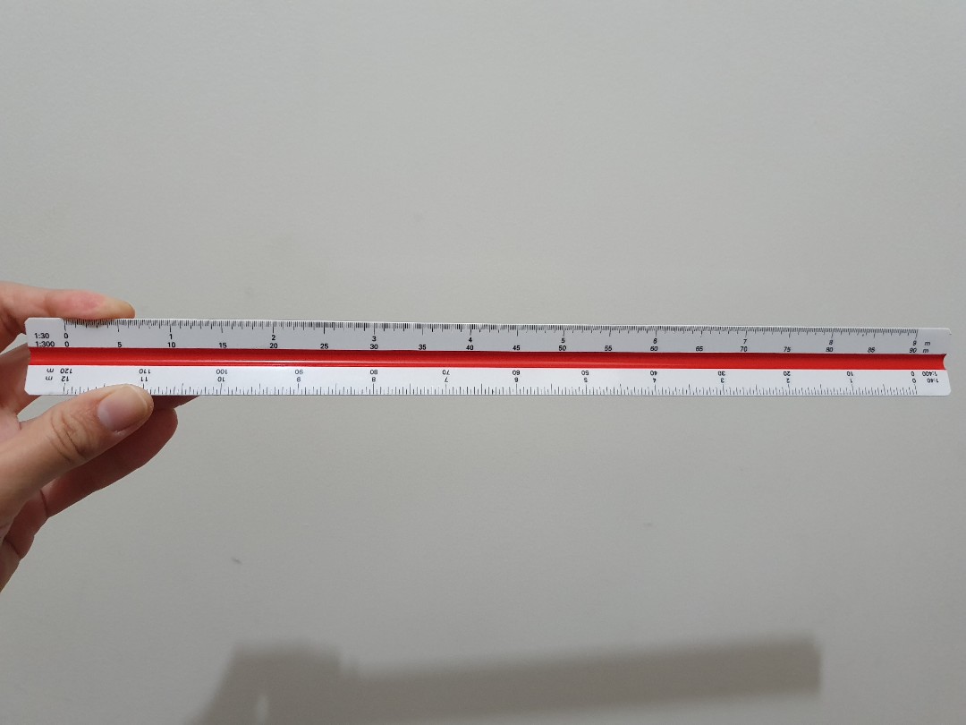 Rotring store triangular scale
