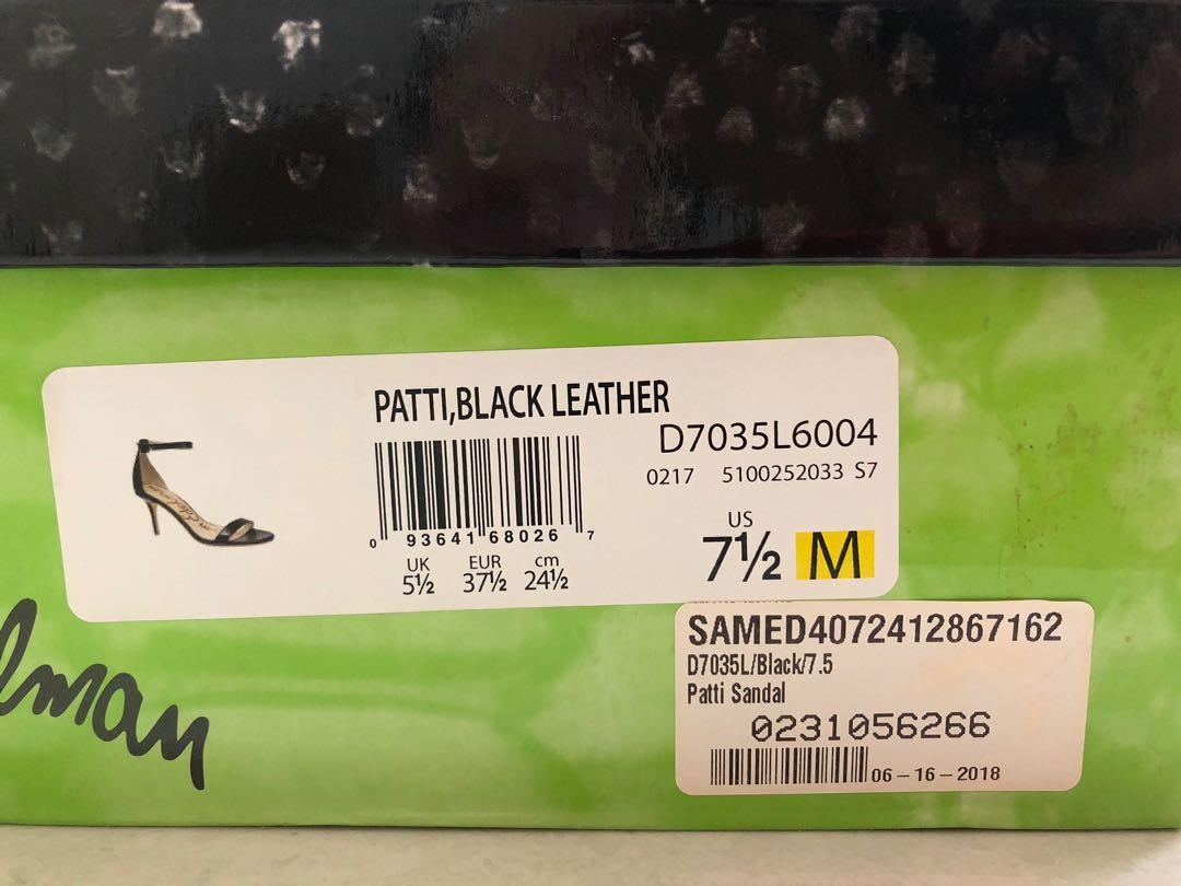Sam edelman sales patti black leather