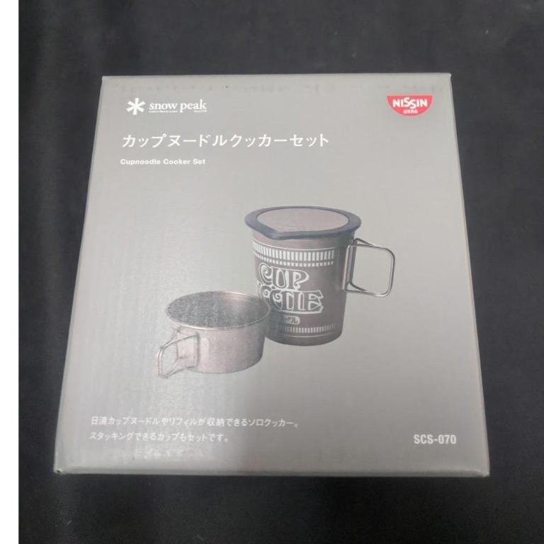 全新雪峰Snow Peak X Nissin SCS-070 合味道杯麵鈦杯, 傢俬＆家居