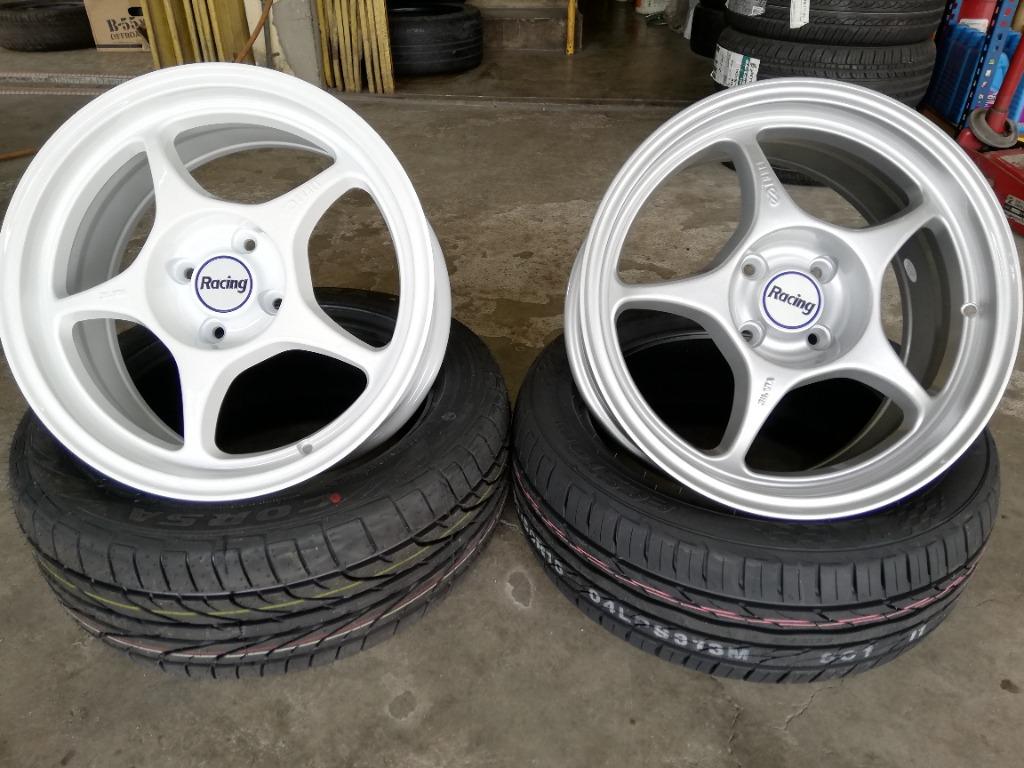 Sport Rim 16 Enkei Rpo1 Siap Tayar 205 45 16 Baru Corsa Sport Auto Accessories On Carousell