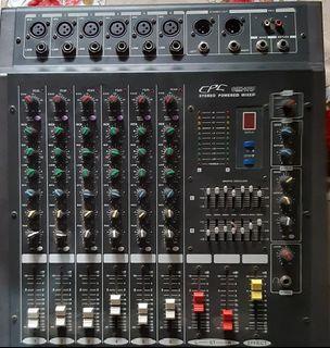 STEREO POWER MIXER 6 CHANNEL